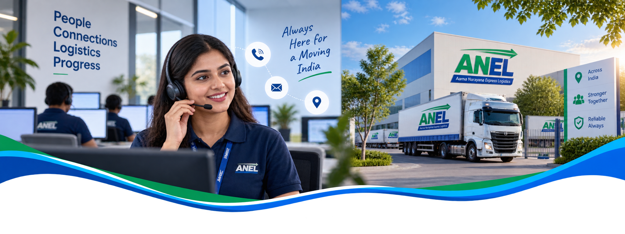 ANEL customer support representative and logistics facility